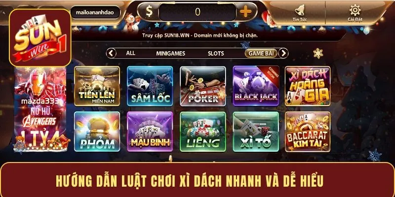 Hướng dẫn luật chơi xì dách nhanh và dễ hiểu 